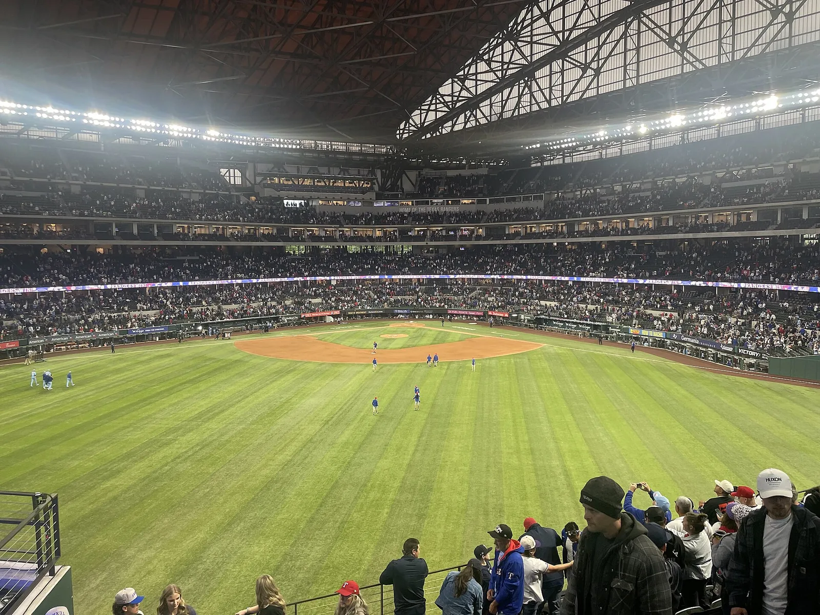 Globe Life Field in Arlington, where the Rangers moneyline is the single biggest leg on the September 2 card