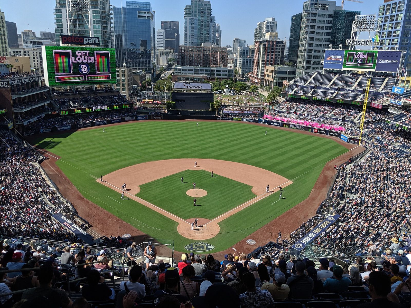 Petco Park in San Diego during a Padres game