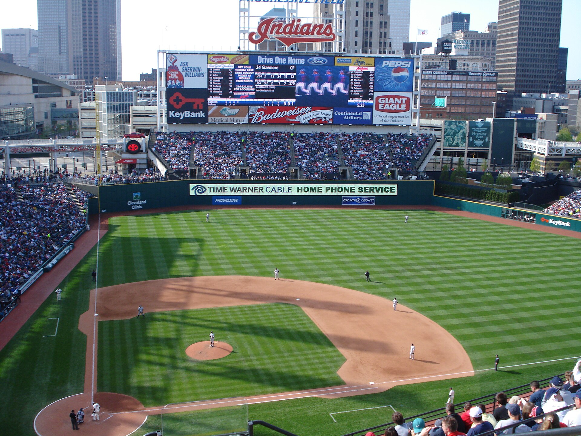 Progressive Field in Cleveland