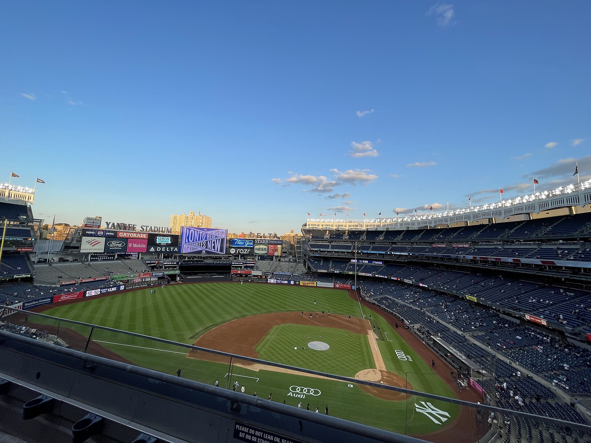 Yankee Stadium in the Bronx